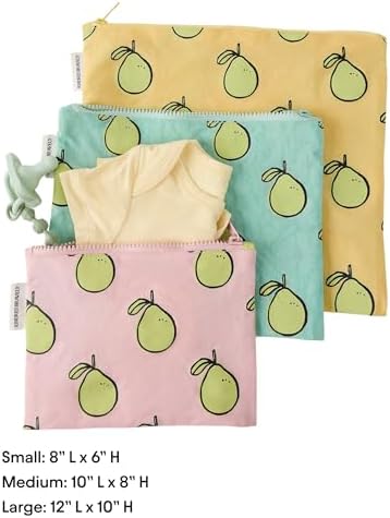 Storq Zipper Pouch 3 Piece Set Diaper Bag Organizer - Image 2