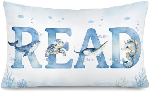 Ocean Classroom Decor 12x20 Read Pillow Cover by Unknown