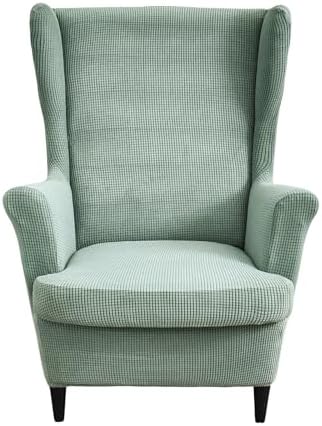 CRFATOP Wingback Chair Covers Wing Armchair Slipcovers by CRFATOP