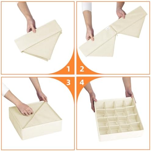 Criusia 6 Pcs Drawer Organizer Clothes - Image 7