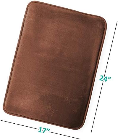 Clara Clark Bathroom Rugs, Velvet Memory Foam Bath Mat, Machine Washable Bath - Image 3