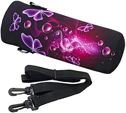 AUPET Water Bottle Bag Carrier, 24oz/32oz Insulated Neoprene bottle Sling - Image 5