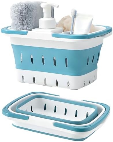 Fammart Plastic Shower Caddy Portable, Bath Basket Cleaning Caddy w/Handle by Fammart
