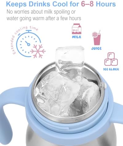 Bakpoco Stainless Steel Straw Sippy Cup - Image 7