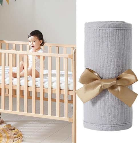 Cot Rail Protector 4 Pack Cotton Gauze Teething Guard - Image 7
