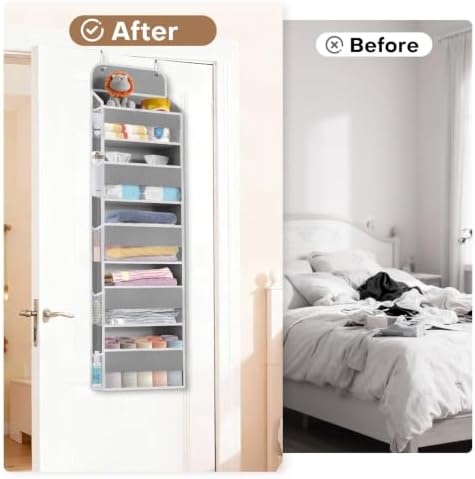 Over the Door Organizer, 5 Large Pocket Hanging Storage - Image 6