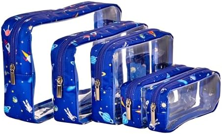 Remobia Hicol TSA Approved 5-Piece Diaper Bag Organizer Pouch Set Clear by Remobia+Hicol