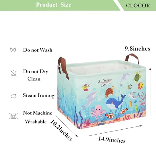 CLOCOR Rectangular Storage Basket Empty, Gift Basket, Waterproof Storage Bin - Image 6