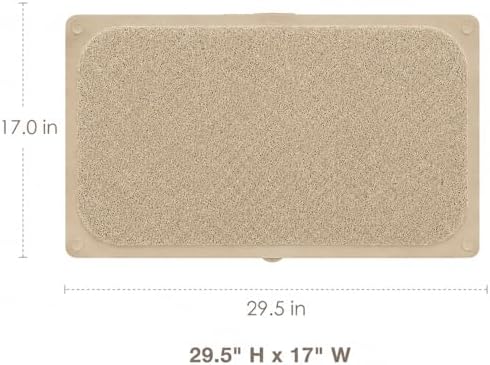 Home Expressions Non Slip with Suction Cups Loofah Bathmat 27"x15" & 29.5"X16.9" - Image 5
