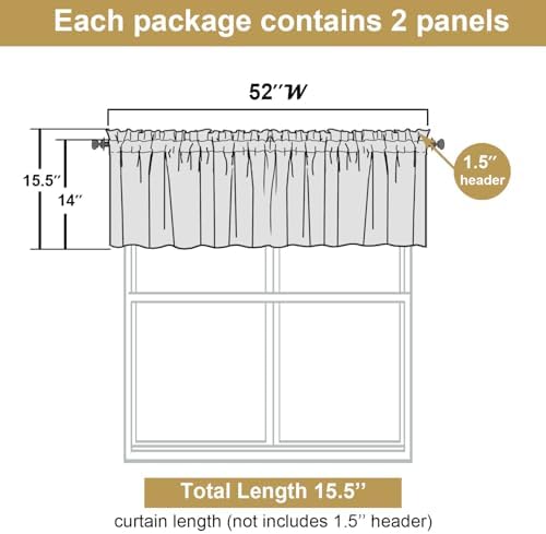 Lecloud Leia Sheer Ivory Window Curtains - Image 5