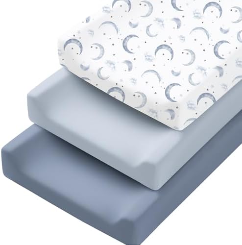Konssy 3 Pack Stretchy Changing Pad Covers by Konssy