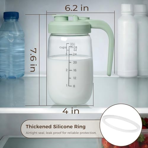 Breast Milk Pitcher 32 OZ, Heat & Cold Resistant, Sudden Temperature Safe - Image 6