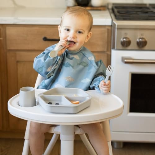 Tiny Twinkle Long Sleeve Bib for Babies & Toddlers | Waterproof Smock Bib for - Image 6