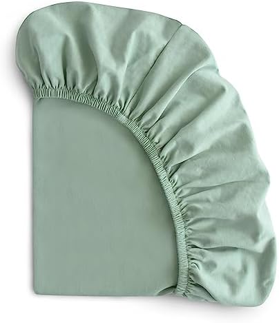 mushie Stretchy & Soft Crib Sheet | Fitted 28" x 52" by mushie