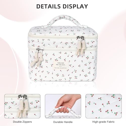 Gosect Makeup bag, Large Cosmetic Bag - Image 4