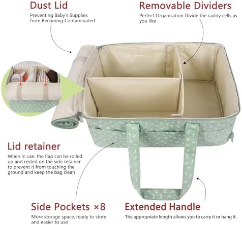 Diaper Caddy Organizer, Baby Basket - Image 7