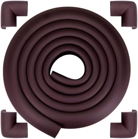 Corner Protector Baby, Baby Proofing Edge Corner Protector, Soft Foam Brown by AIXMEET