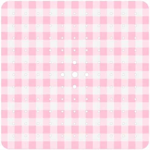 Square Shower Mat Non Slip 21x21 Inch, Anti Slip Shower Mat by Denifeiya