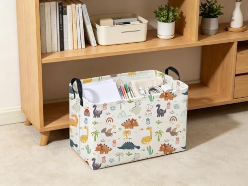 Sanjiaofeng Rectangular Dinosaur Basket, Baby Storage Bins - Image 2