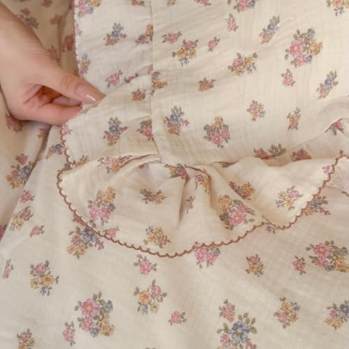 BuLuTu Floral Kids Pillowcase Standard Size, Tuberose Pattern - Image 6