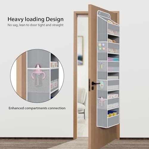 Univivi Fabric Over Door Hanging Organizer - Image 2