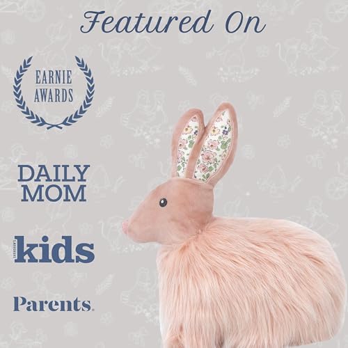 MON AMI Fluffy Bunny Décor Pillow, Soft & Cuddly Plush, Premium Throw Pillow - Image 5