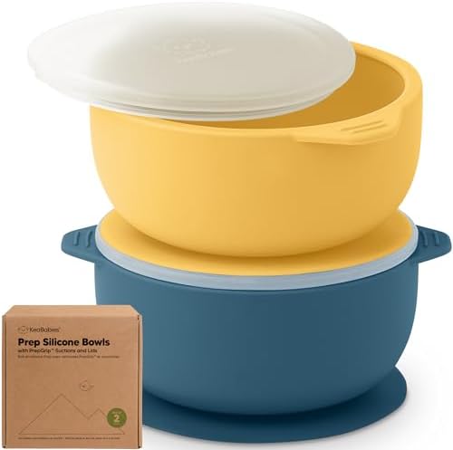 KeaBabies 2-Pack Baby Bowls by KeaBabies