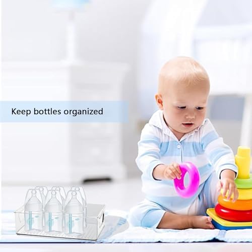Baby Bottle Organizer, Plastic Storage Center - Image 4