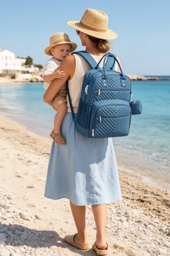 Pritent Diaper Bag Backpack, Baby Bag Backpack Baby Essentials - Image 2