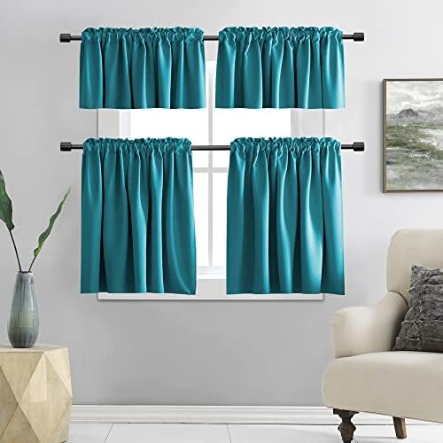 DONREN Teal Valances for Windows - Image 6