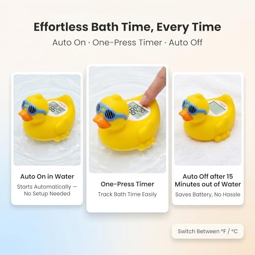 Baby Bath Thermometer, Floating Duck Infant Water Thermometer - Image 5