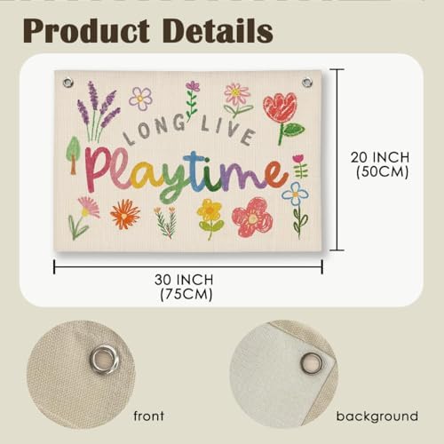 ShowDraven Playroom Toddler Girls Flower Wall Room Decor - Image 6