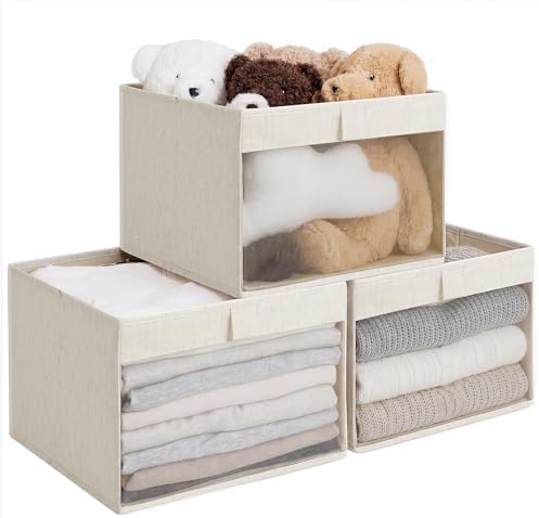 StorageWorks Linen Closet Organizer Bins by StorageWorks