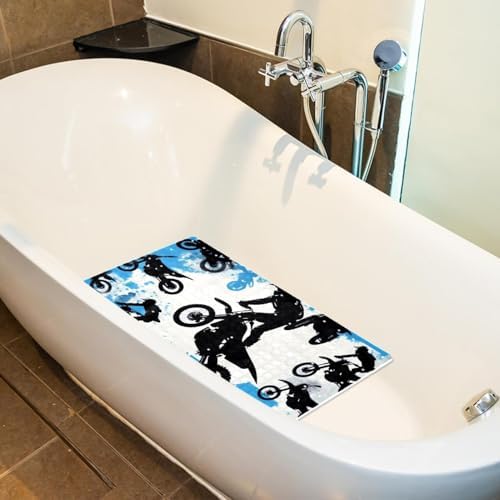 Shower Mat Bathtub Mat, 26.8x15.1 inch, Non-Slip Bath Mat - Image 5
