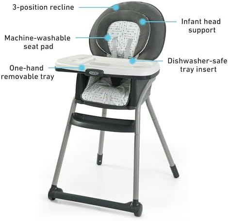 Graco Table2Table LX 6-in-1 Highchair, Arrows - Image 6
