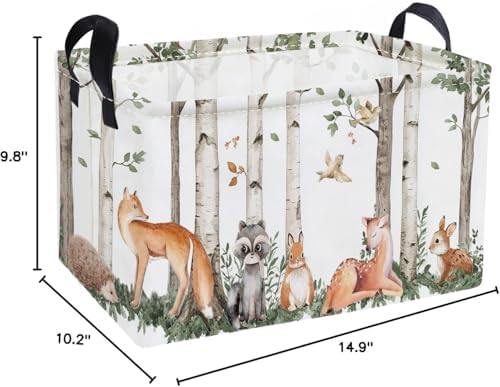 Essme Rectangular Animal Baskets, Kids Storage Box, Cute Basket - Image 2