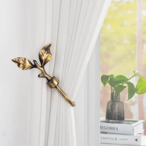 SUQ I OME Leaf Shaped Curtain Holdbacks, 1 Pair - Image 7