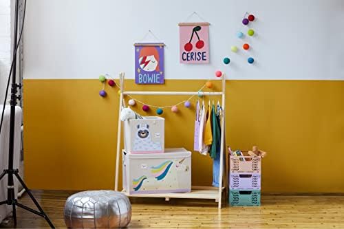 3 Sprouts Toy Storage Cube Bin, Foldable Storage Box - Image 5