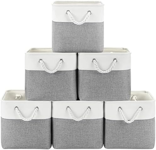 Patvingot 11-Inch Fabric Cube Storage Bins by Patvingot