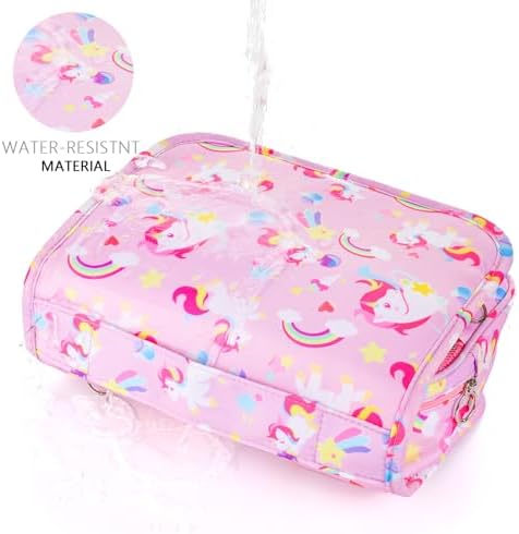 Kids Hanging Toiletry Bag for Girls, Travel Toiletry Bag for Little Young Girls - Image 4