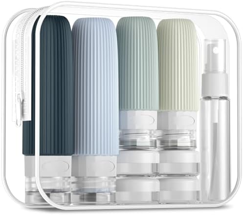 Mrsdry 16 Pack Travel Bottles Set, TSA Approved Leak Proof Silicone Squeezable by Mrsdry