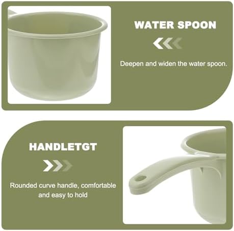 Multi-functional Plastic Water Scoops 2pcs Light Colored Household and Bath - Image 3