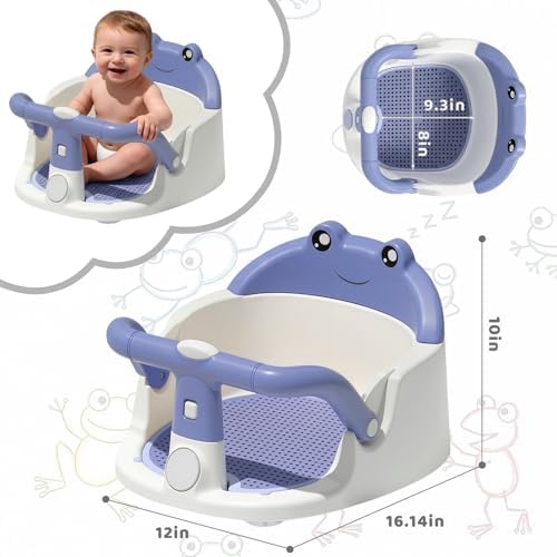 Baby Bath Seat for Babies 6 Months & Up, Non-Slip Toddler Bath Seat - Image 6
