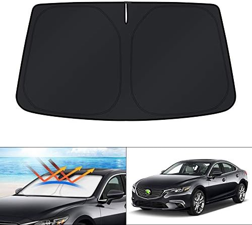 KUST Windshield Sun Shade for Mazda 6 2014-2021 Mazda6 Accessories Custom Fit by KUST