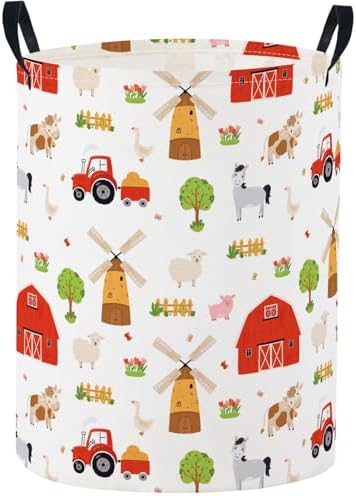 Baby Laundry Basket Baby Nursery Hamper Kids Laundry Basket Toy Storage Bin by TIBAOLOVER