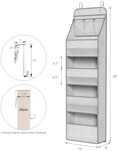 Univivi Over Door Hanging Organizer - Image 3