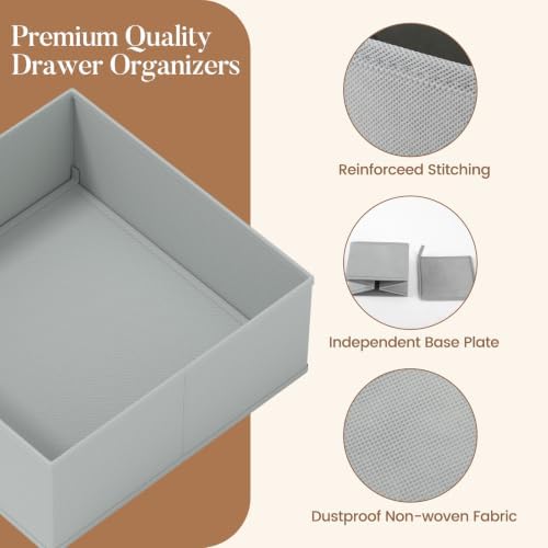 Drawer Organizer Storage for Clothes, 10 Pack - Image 5