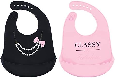 Little Treasure Unisex BabySilicone Bibs by Little+Treasure