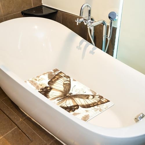 Non Slip Bathtub and Shower Mat 26.8x15.1 inch, Bath Mat - Image 5
