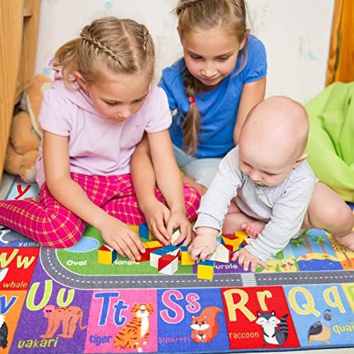 HOMORE Kids Educational Rug, 4x6 Kids Collection Area Rug - Image 3